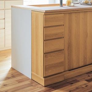 【高さ1cmピッチサイズオーダー】 カウンター下チェスト[日本製]の商品写真