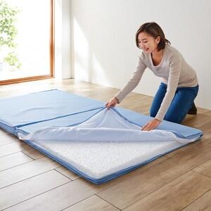 まるごと洗える体圧分散2分割マットレス【2段ベッドにおすすめ】の商品写真