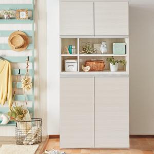 ディスプレイ棚付きハイタイプシューズボックスの商品写真