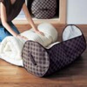 【4月27日までまとめ買いでお得】 防ダニ機能が続く丸めて収納する布団収納袋の商品写真