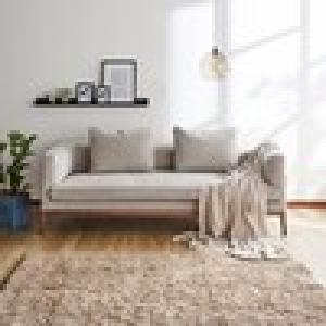 スウェード生地を使用したシンプルソファー <2人掛け/3人掛け>の商品写真