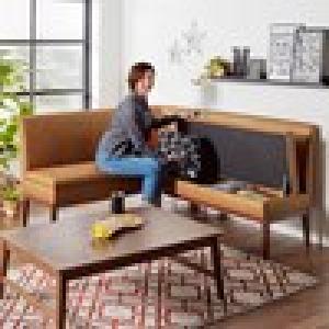 座面下に収納できるコンパクトダイニングソファーセットの商品写真