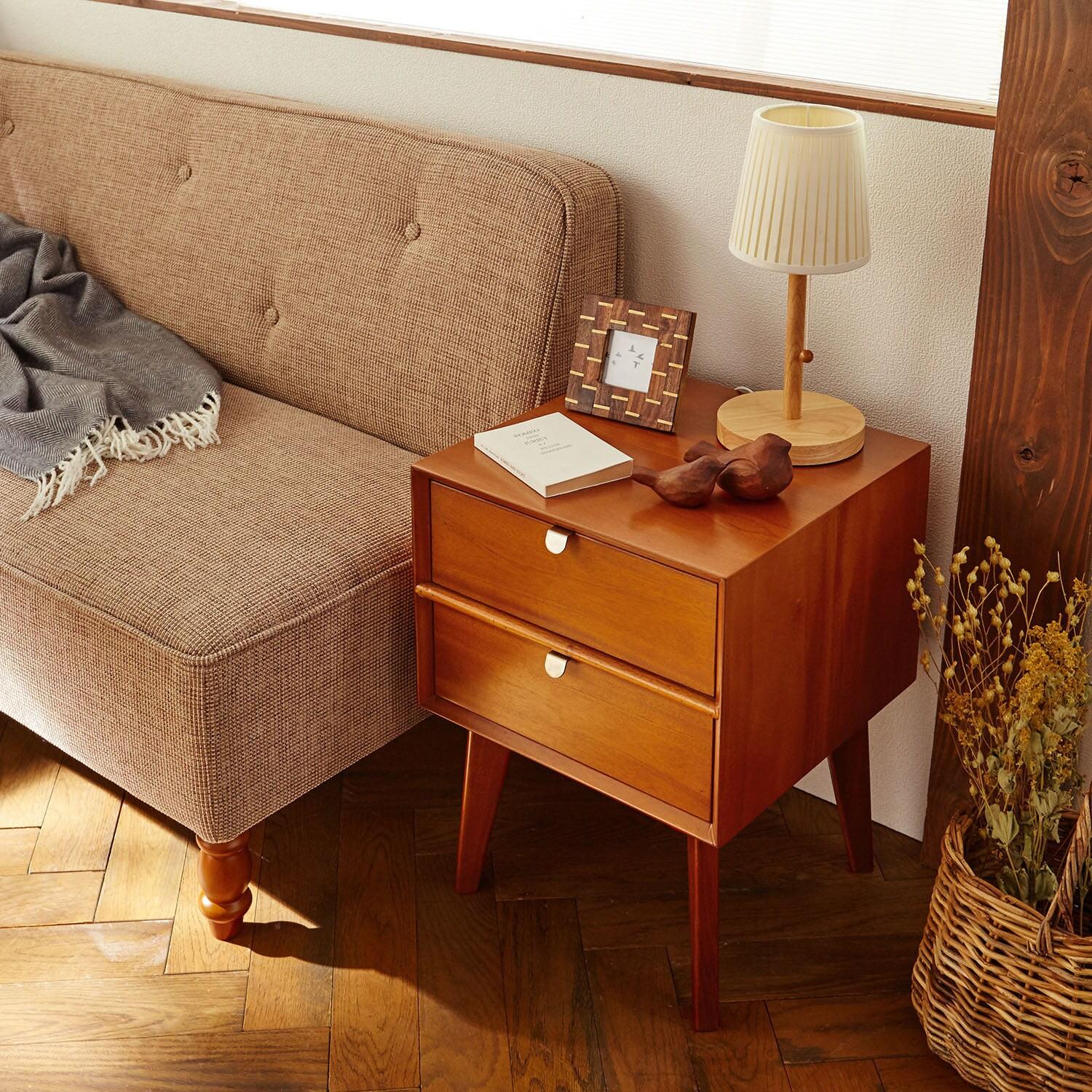 北欧ヴィンテージ調サイドテーブルの商品写真