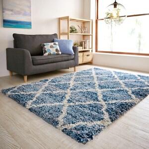 モロッカン調トルコ製ウィルトン織りラグの商品写真