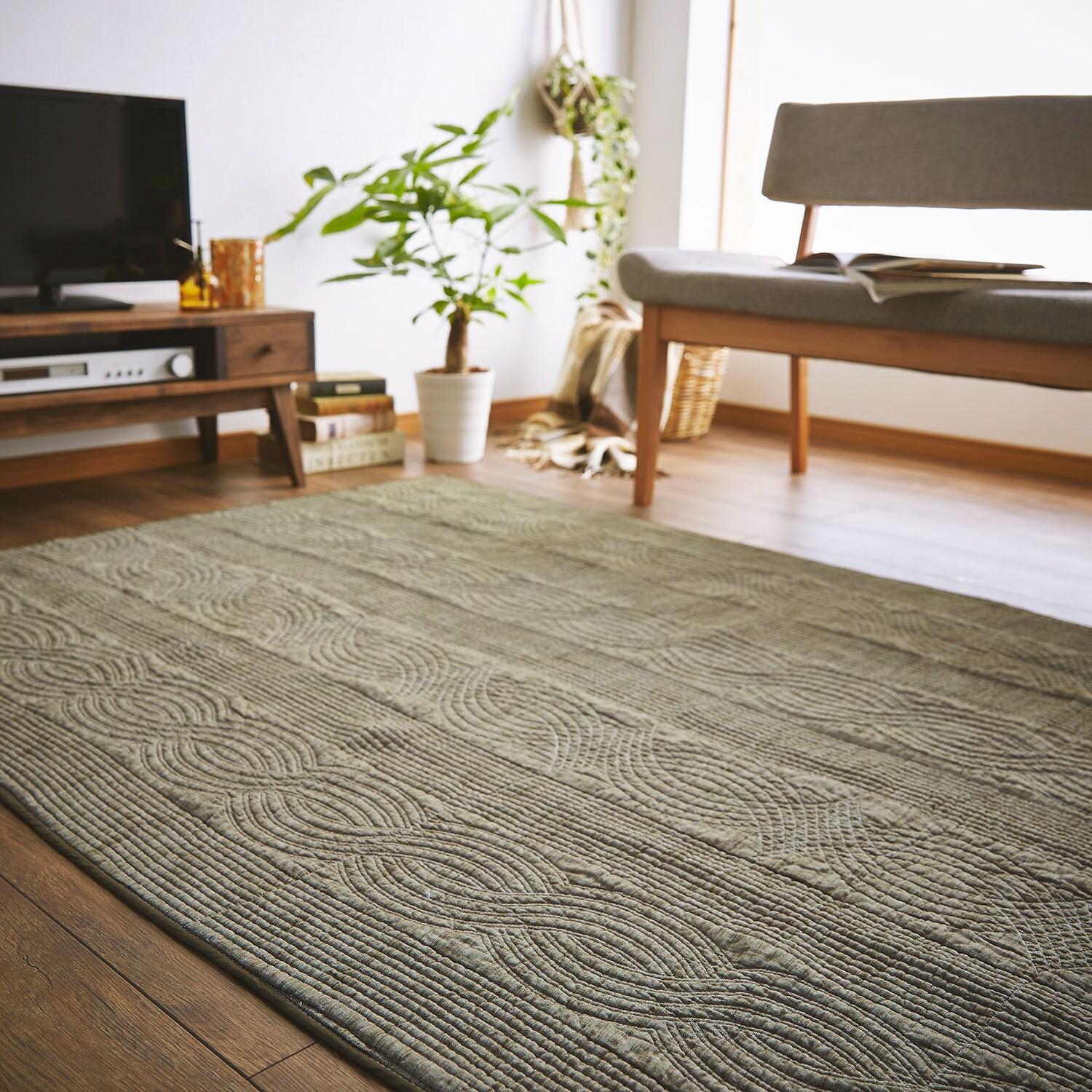 ウェーブキルトのくったりマルチカバー・ソファーカバーの商品写真