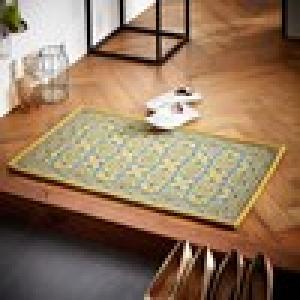 クラシックデザインのすべりにくいゴブラン織り玄関マットの商品写真