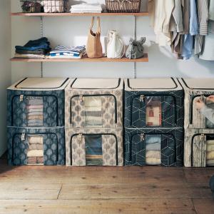 【4月27日までまとめ買いでお得】 耐荷重10kg!北欧調頑丈衣類収納ボックスの商品写真