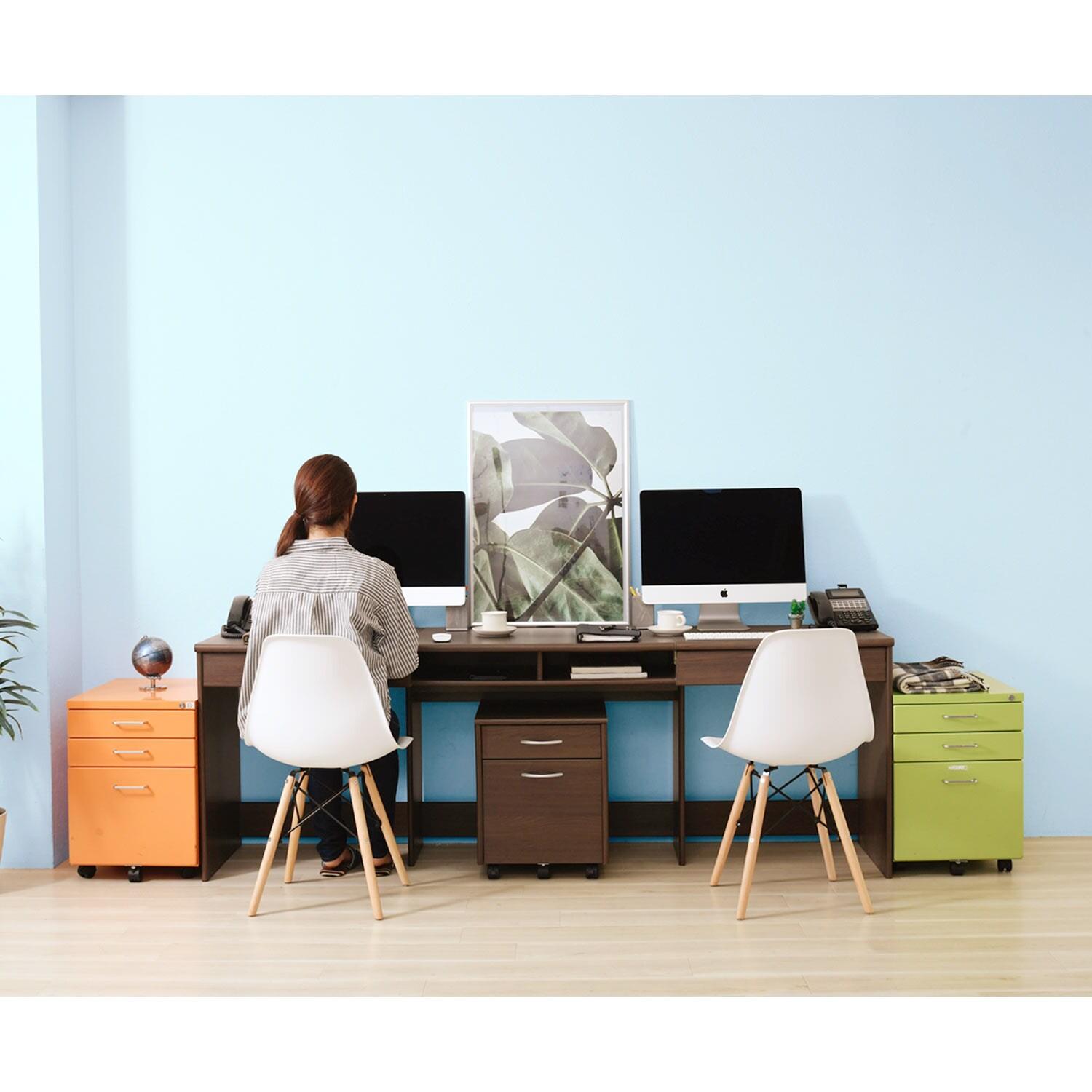 4サイズから選べる!ツインでも使えるワークデスク 【パソコンデスクとしても】の商品写真