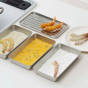 保存もできるステンレスバットセット[日本製]の商品写真