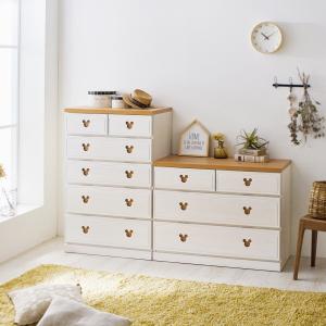 6タイプから選べるカントリー調チェスト「ミッキーモチーフ」の商品写真