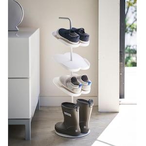 持ち手付きで移動も楽々!きちんと並べられるキッズシューズラックの商品写真