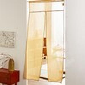 しじらロングのれん(寄せ木)の商品写真