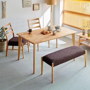 アルダー材のダイニングテーブル <2人用/4人用>の商品写真