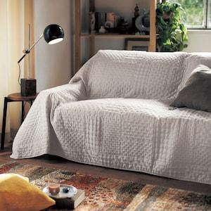 【タイムセール】 ふんわり柔らかキルトのマルチカバー・ソファーカバーの商品写真