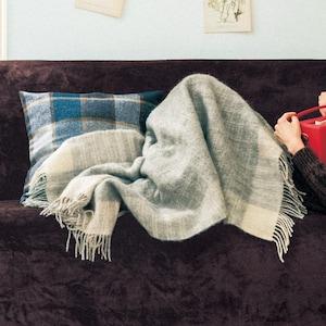 ウール100%のひざ掛けの商品写真