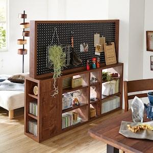 [日本製]ディスプレイもできる薄型フレキシブルオープンラックの商品写真