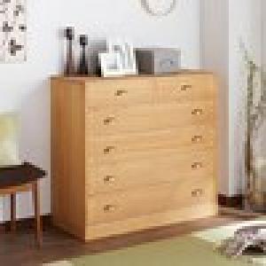 浮造り仕上げの総桐チェストの商品写真