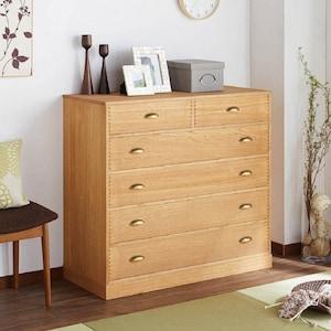 浮造り仕上げの総桐チェストの商品写真