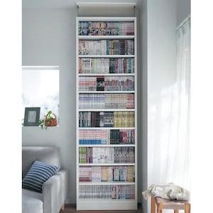 奥行18cmの突っ張りコミックラックの商品写真