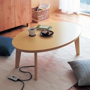 布団のいらない楕円こたつの商品写真