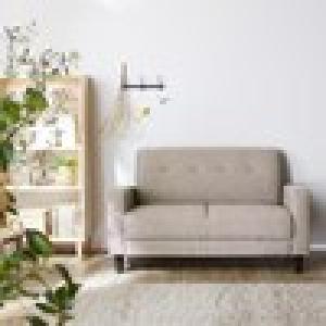 【超特価商品】シンプルソファー <2人掛けコンパクト>の商品写真