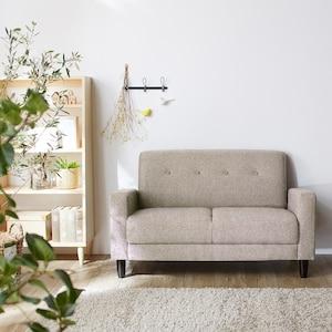 【超特価商品】シンプルソファー <2人掛けコンパクト>の商品写真
