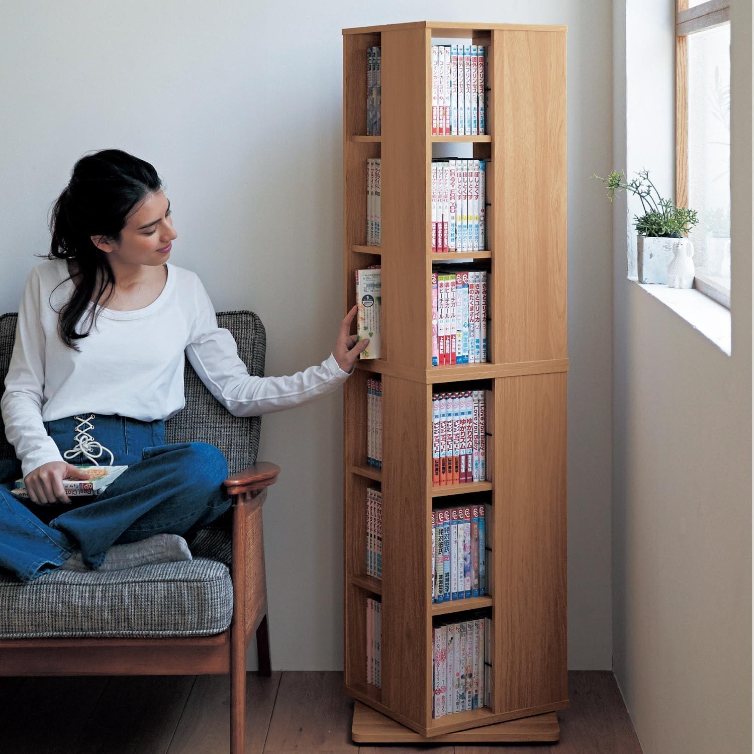 回転式コミックラックの商品写真