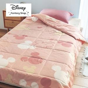 綿素材を使ったキルトケット「ミッキーモチーフ」の商品写真