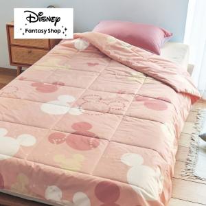 綿素材を使ったキルトケット「ミッキーモチーフ」の商品写真