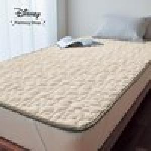 マイクロファイバーの敷きパッド「ミッキーモチーフ」の商品写真