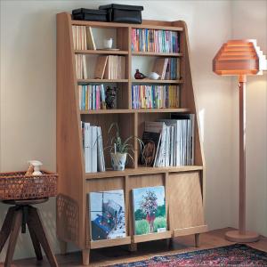 飾れる斜め本棚 <幅60/幅90cm>の商品写真