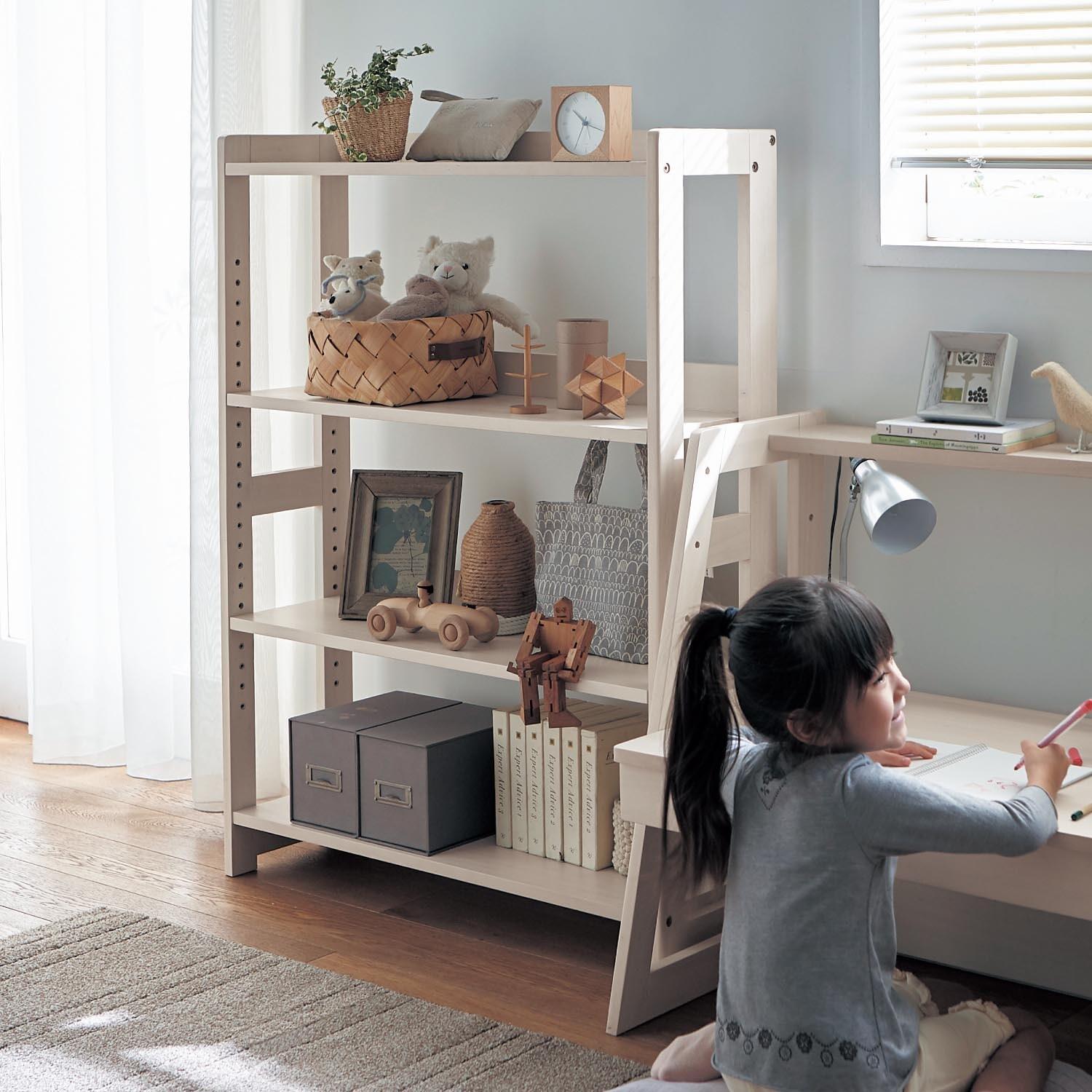 高さ調節式デスク専用ラックの商品写真