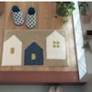 ふんわりマイクロファイバーの玄関マットの商品写真