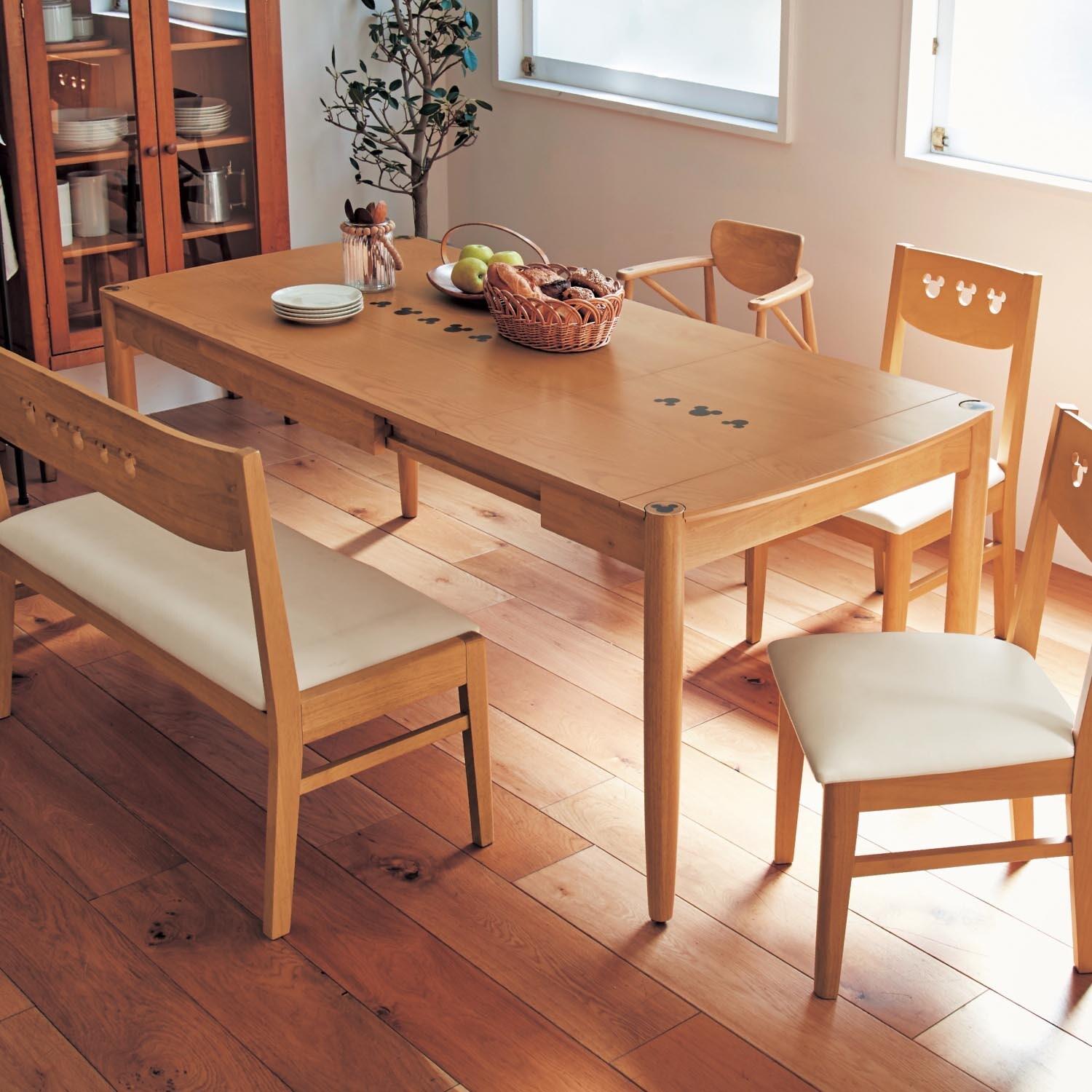 エクステンションダイニングテーブル「ミッキーモチーフ」の商品写真