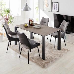 イタリア産セラミック使用 熱と傷に強いダイニングテーブル <4人用>の商品写真