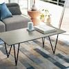 セラミック天板のシックモダンなリビングローテーブルの商品写真