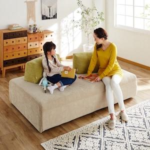 家族でくつろげるアイランドソファーの商品写真