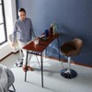 下棚付きカウンターテーブルの商品写真