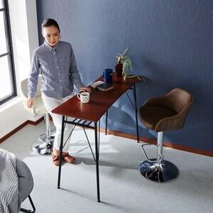 下棚付きカウンターテーブルの商品写真