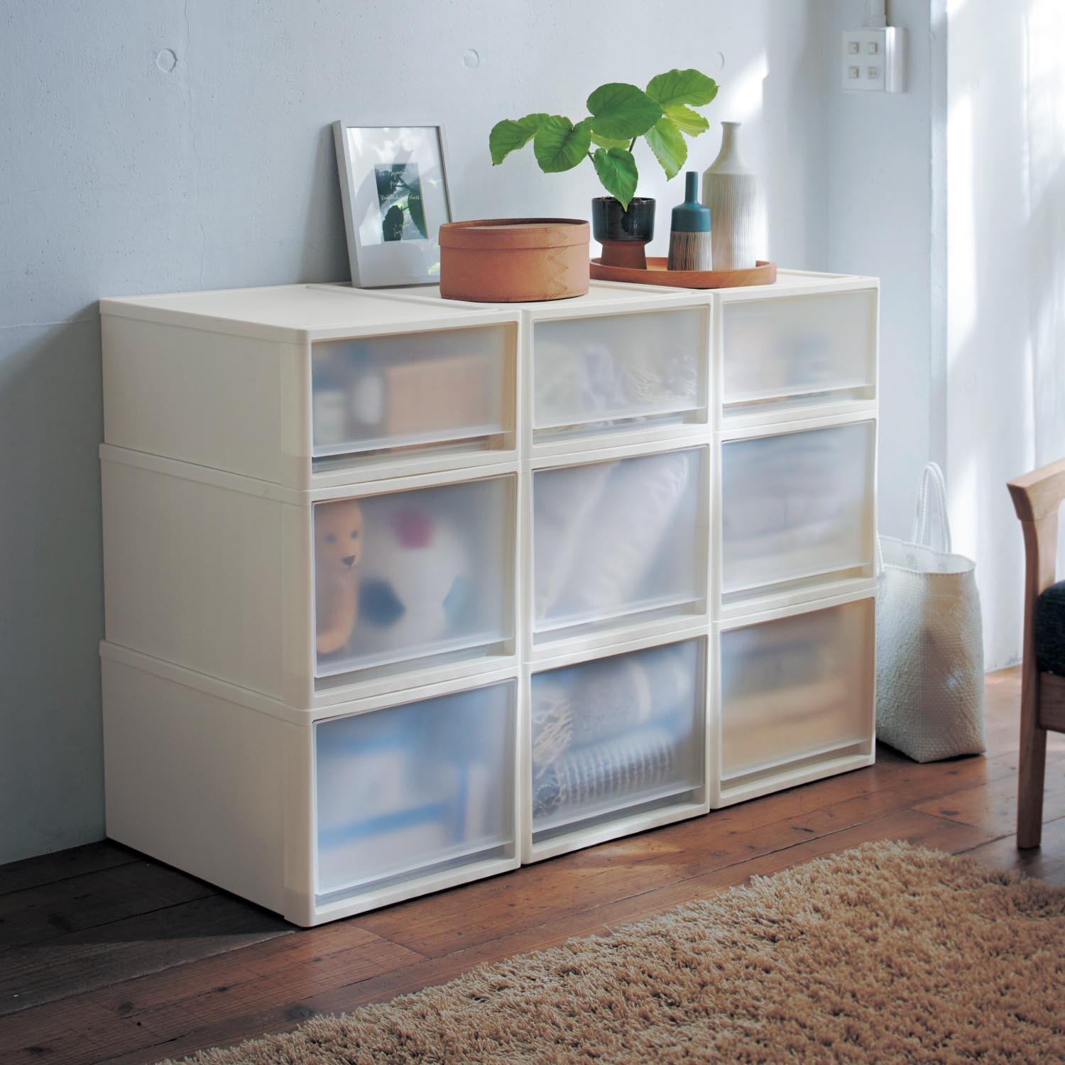 収納ケースセット <奥行53cm/奥行74cm>の商品写真