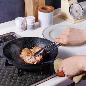 高温調理ができて錆びにくい一体成型鉄のフライパン 【IH対応】の商品写真