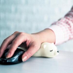 やわらか素材のアニマルアームレストの商品写真