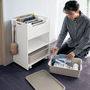 ボックス付きマルチ収納ワゴンの商品写真