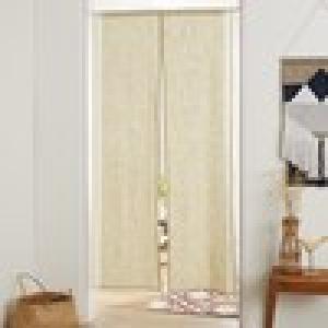 インド綿素材を使ったスラブ調生地ナチュラルのれんの商品写真