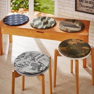 お手入れ簡単!拭ける高反発クッションのチェアパッドの商品写真