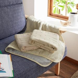 ふわふわ日本製6重ガーゼケット(水玉) 【日本製ベビー布団】の商品写真