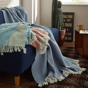 【リトアニア製】やわらかウールのブランケットの商品写真