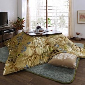 レトロプリントの撥水・撥油こたつ薄掛け布団の商品写真