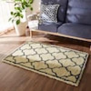 額縁モロッカンデザインラグの商品写真