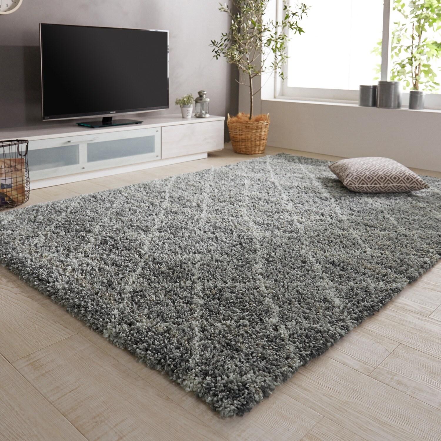 シンプルモロッカンデザインのウィルトン織ラグの商品写真